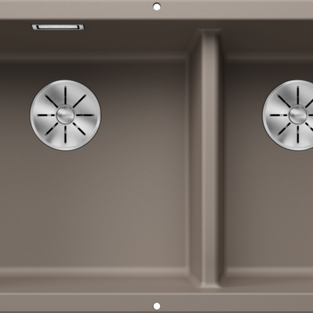 Chiuvetă bucătărie Silgranit Blanco SUBLINE 430/270-U trufe 755×460 mm