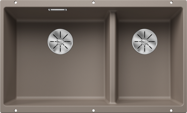 Chiuvetă bucătărie Silgranit Blanco SUBLINE 430/270-U trufe 755×460 mm