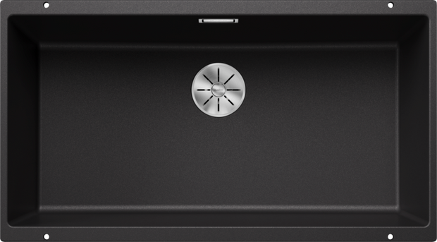 Chiuvetă bucătărie Silgranit Blanco SUBLINE 800-U antracit 830×460 mm