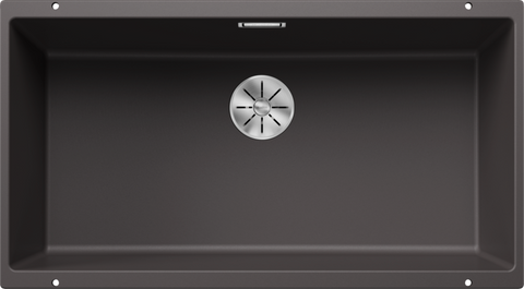 Chiuvetă bucătărie Silgranit Blanco SUBLINE 800-U gri piatră 830×460 mm