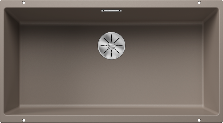 Chiuvetă bucătărie Silgranit Blanco SUBLINE 800-U trufe 830×460 mm