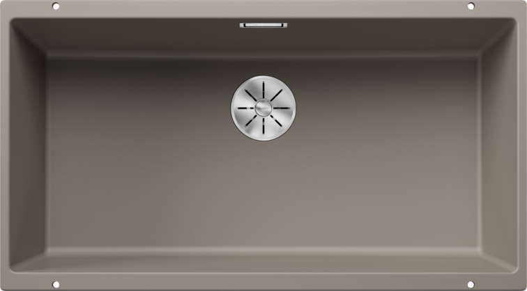 Chiuvetă bucătărie Silgranit Blanco SUBLINE 800-U trufe 830×460 mm