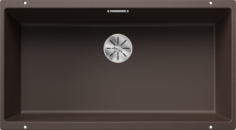 Chiuvetă bucătărie Silgranit Blanco SUBLINE 800-U cafea 830×460 mm