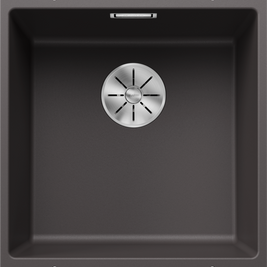 Chiuvetă bucătărie Silgranit Blanco SUBLINE 400-U gri piatră 430×460 mm
