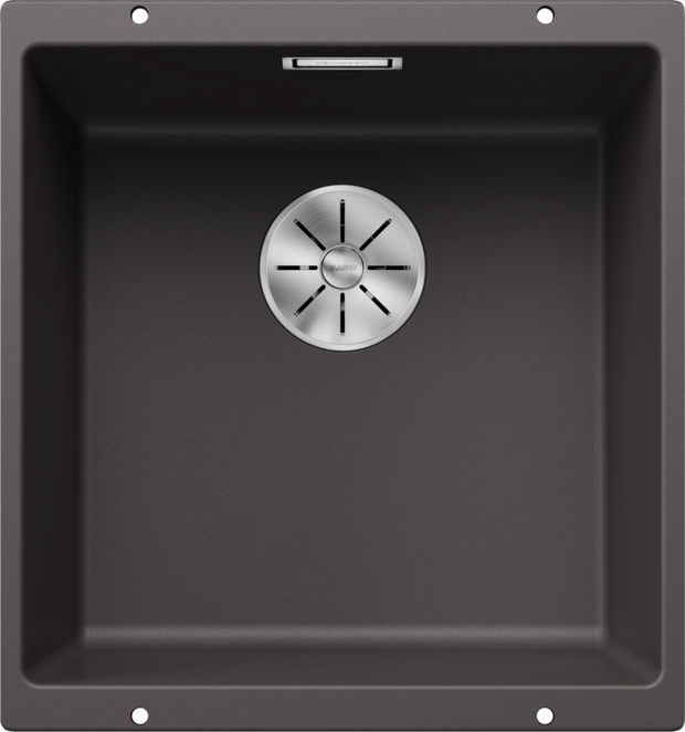 Chiuvetă bucătărie Silgranit Blanco SUBLINE 400-U gri piatră 430×460 mm