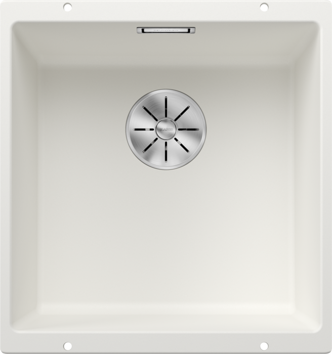 Chiuvetă bucătărie Silgranit Blanco SUBLINE 400-U alb 430×460 mm