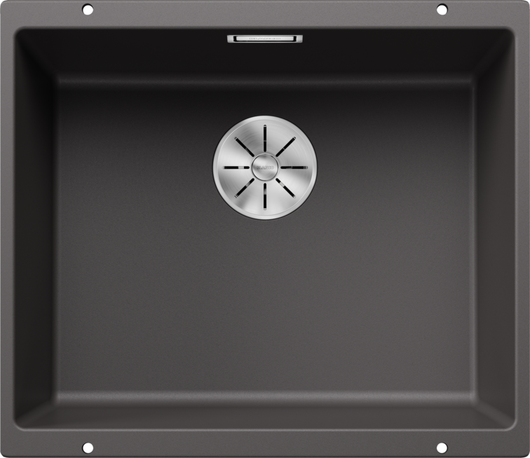 Chiuvetă bucătărie Silgranit Blanco SUBLINE 500-U gri piatră 530×460 mm