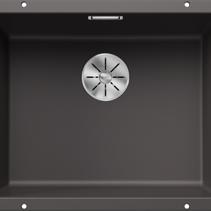 Chiuvetă bucătărie Silgranit Blanco SUBLINE 500-U gri piatră 530×460 mm