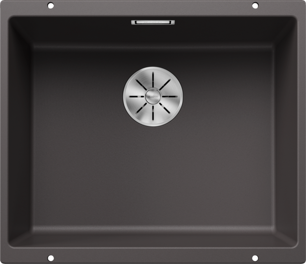 Chiuvetă bucătărie Silgranit Blanco SUBLINE 500-U gri piatră 530×460 mm