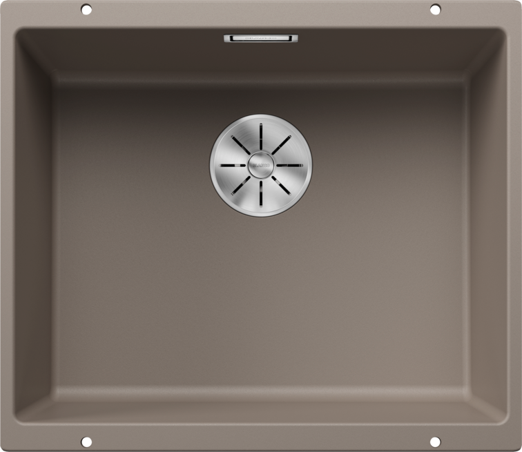 Chiuvetă bucătărie Silgranit Blanco SUBLINE 500-U trufe 530×460 mm