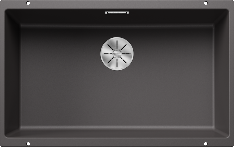 Chiuvetă bucătărie Silgranit Blanco SUBLINE 700-U gri piatră 730×460 mm