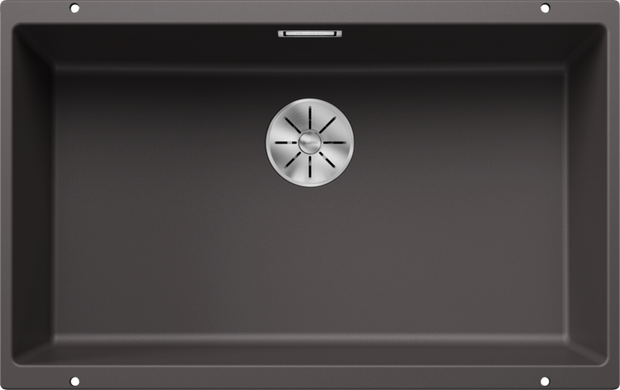 Chiuvetă bucătărie Silgranit Blanco SUBLINE 700-U gri piatră 730×460 mm