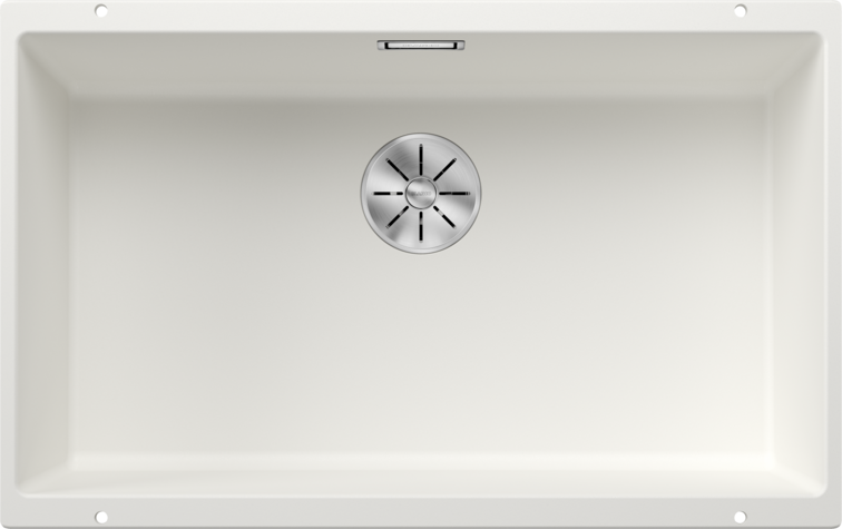Chiuvetă bucătărie Silgranit Blanco SUBLINE 700-U alb 730×460 mm