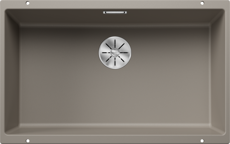 Chiuvetă bucătărie Silgranit Blanco SUBLINE 700-U trufe 730×460 mm