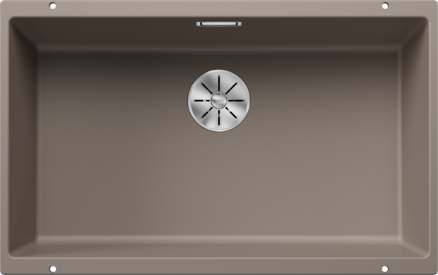 Chiuvetă bucătărie Silgranit Blanco SUBLINE 700-U trufe 730×460 mm