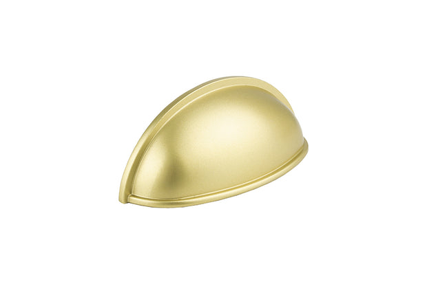 Mâner tip scoică Tulip Loka – auriu mat, zamac, interax 76 mm