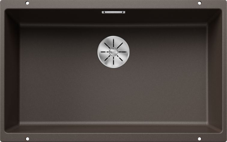 Chiuvetă bucătărie Silgranit Blanco SUBLINE 700-U cafea 730×460 mm