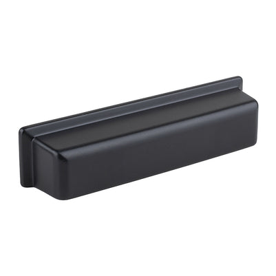Mâner pentru mobilier Tulip Bold – negru mat, zamac, interax 96 mm