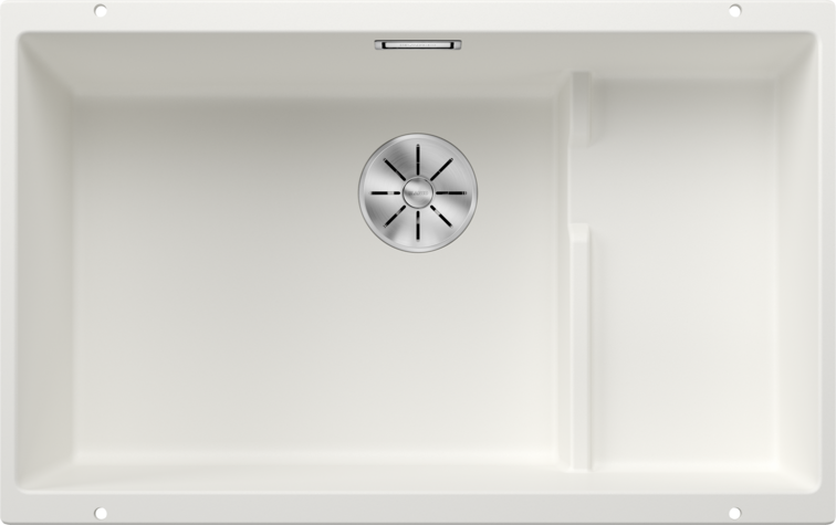 Chiuvetă bucătărie Silgranit Blanco SUBLINE 700-U Level alb 730×460 mm
