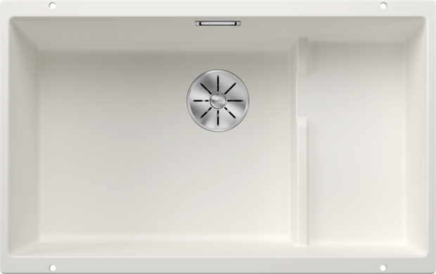 Chiuvetă bucătărie Silgranit Blanco SUBLINE 700-U Level alb 730×460 mm