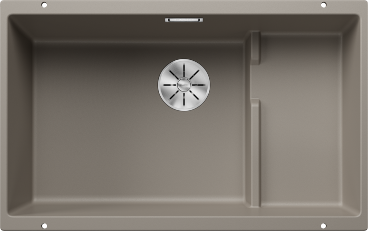 Chiuvetă bucătărie Silgranit Blanco SUBLINE 700-U Level trufe 730×460 mm