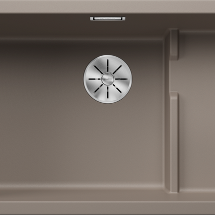Chiuvetă bucătărie Silgranit Blanco SUBLINE 700-U Level trufe 730×460 mm