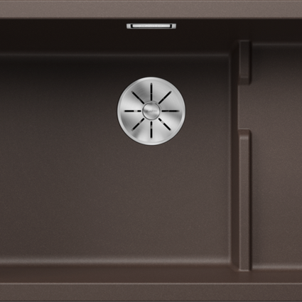 Chiuvetă bucătărie Silgranit Blanco SUBLINE 700-U Level cafea 730×460 mm