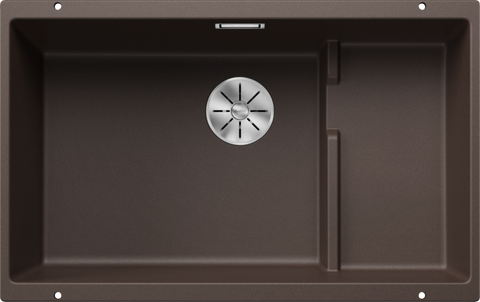Chiuvetă bucătărie Silgranit Blanco SUBLINE 700-U Level cafea 730×460 mm