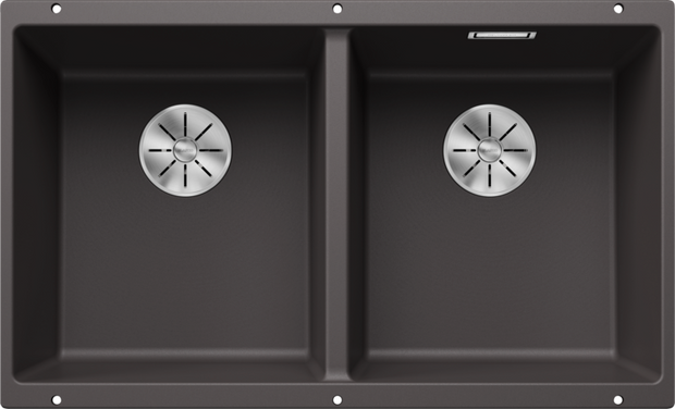 Chiuvetă bucătărie Silgranit Blanco SUBLINE 350/350-U gri piatră 755×460 mm