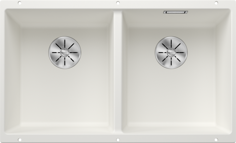 Chiuvetă bucătărie Silgranit Blanco SUBLINE 350/350-U alb 755×460 mm