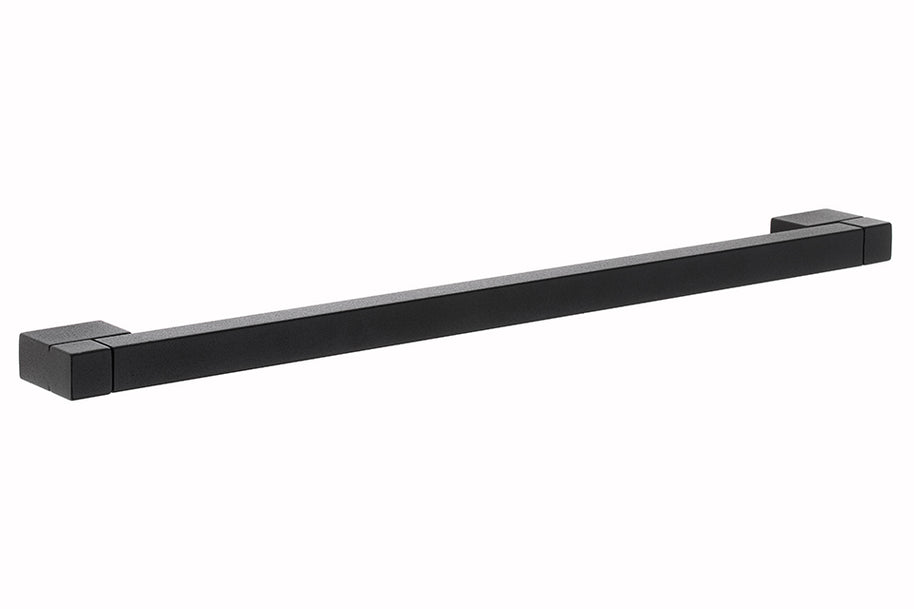 Mâner pentru mobilier Tulip Resina – negru mat, zamac, interax 128 mm