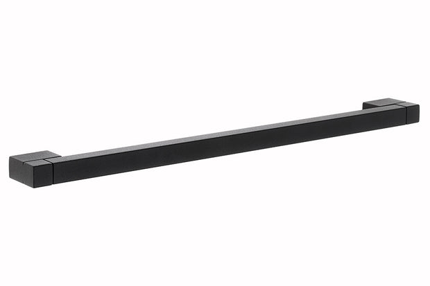 Mâner pentru mobilier Tulip Resina – negru mat, zamac, interax 128 mm