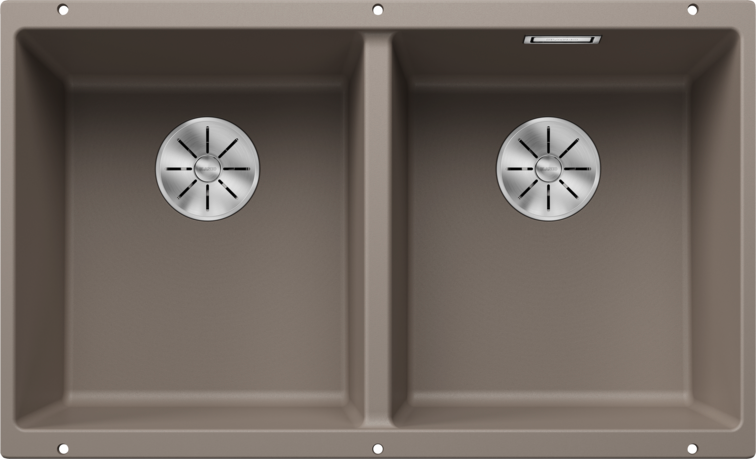 Chiuvetă bucătărie Silgranit Blanco SUBLINE 350/350-U trufe 755×460 mm