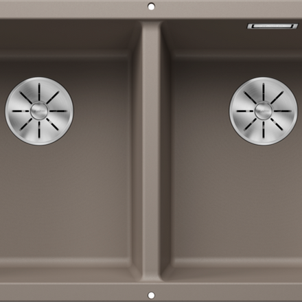 Chiuvetă bucătărie Silgranit Blanco SUBLINE 350/350-U trufe 755×460 mm
