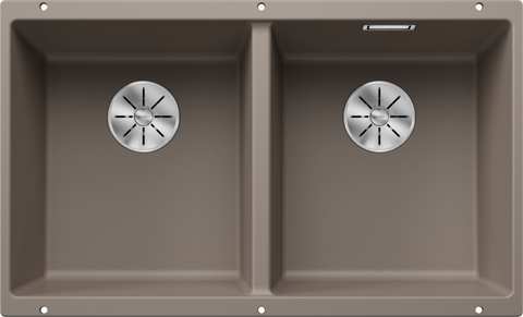 Chiuvetă bucătărie Silgranit Blanco SUBLINE 350/350-U trufe 755×460 mm