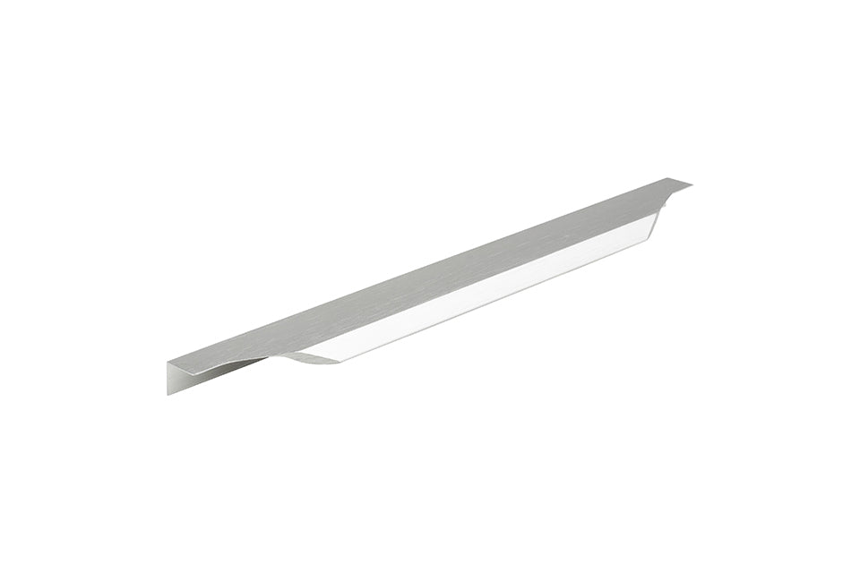 Mâner tip profil Tulip Lori – imitație inox, finisaj periat, aluminiu, interax 480 mm