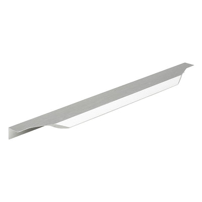 Mâner tip profil Tulip Lori – imitație inox, finisaj periat, aluminiu, interax 480 mm