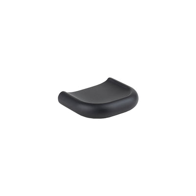 Buton pentru mobilă Tulip Tonk – negru mat, metal (oval)