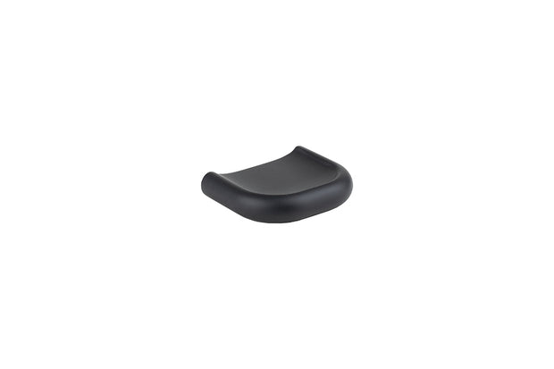 Buton pentru mobilă Tulip Tonk – negru mat, metal (oval)