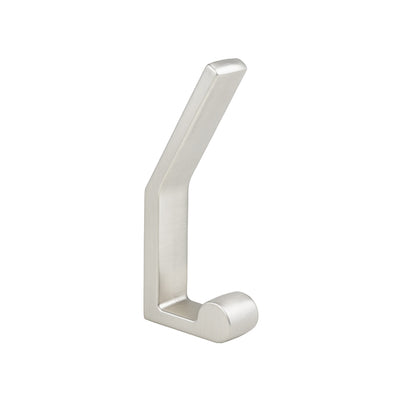 Agățătoare pentru cuier Tulip Peri XL – nichel periat, 2 cârlige, zamac, montaj frontal