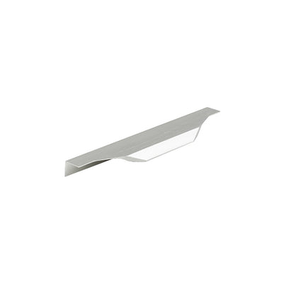 Mâner profil pentru mobilier Tulip Lori – imitație inox, aluminiu, interax 256 mm (lungime 350 mm)