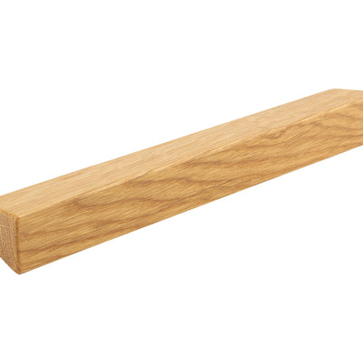 Mâner pentru mobilier Tulip Xin – stejar lăcuit, interax 192 mm