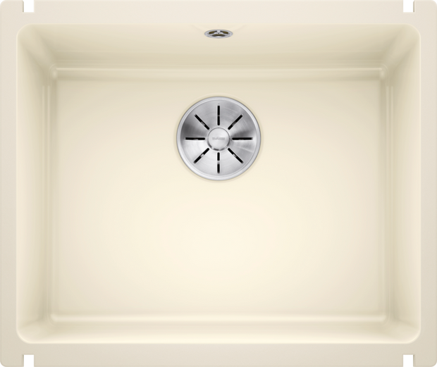 Chiuvetă bucătărie ceramică Blanco SUBLINE 500-U magnolia lucios 543×456 mm