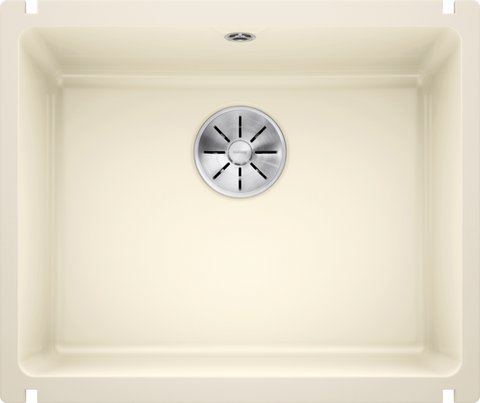 Chiuvetă bucătărie ceramică Blanco SUBLINE 500-U magnolia lucios 543×456 mm