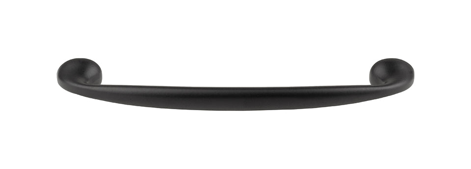 Mâner pentru mobilier Tulip Uroso – negru mat, zamac, interax 96 mm (cu șuruburi)