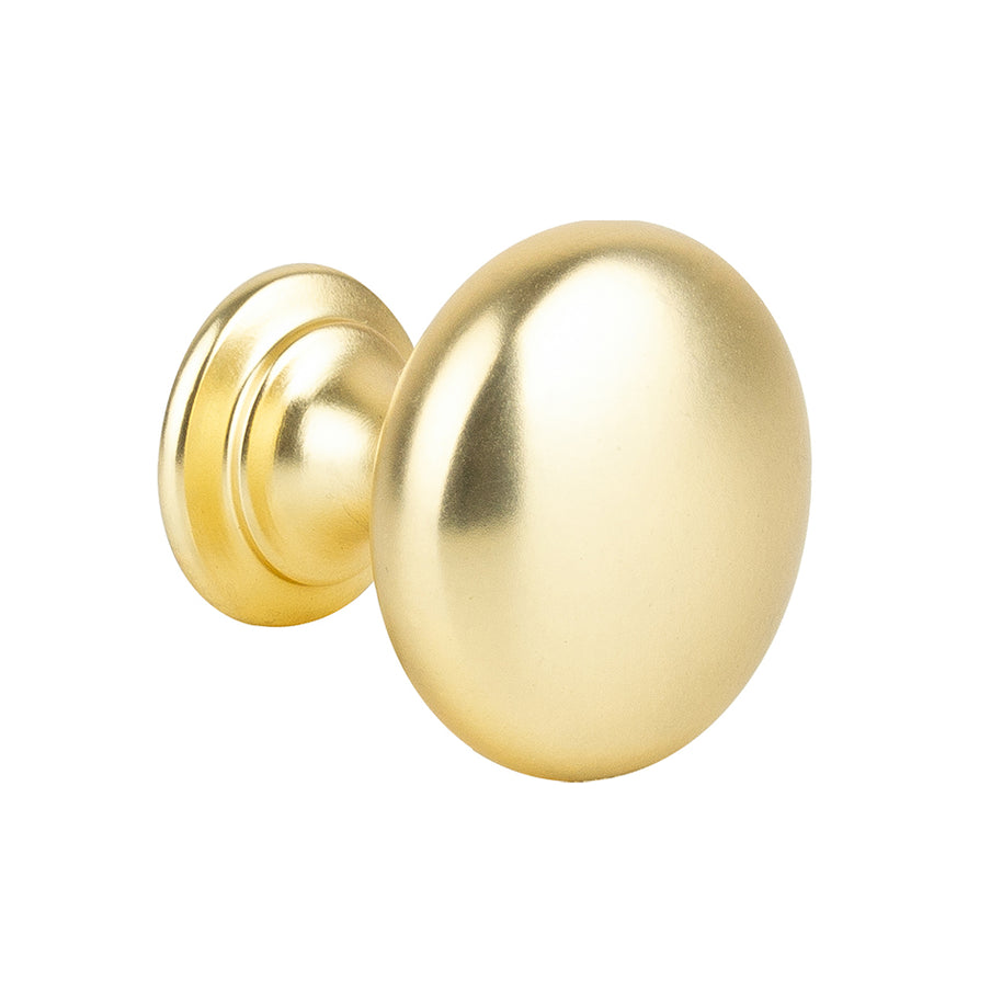 Buton pentru mobilă Tulip Jota – auriu mat, metal (rotund)