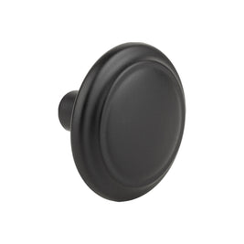Buton pentru mobilă Tulip Turia – negru mat, metal (rotund, Ø 32 mm)