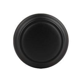 Buton pentru mobilă Tulip Turia – negru mat, metal (rotund, Ø 32 mm)
