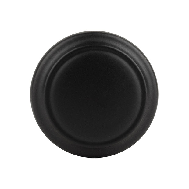 Buton pentru mobilă Tulip Turia – negru mat, metal (rotund, Ø 32 mm)