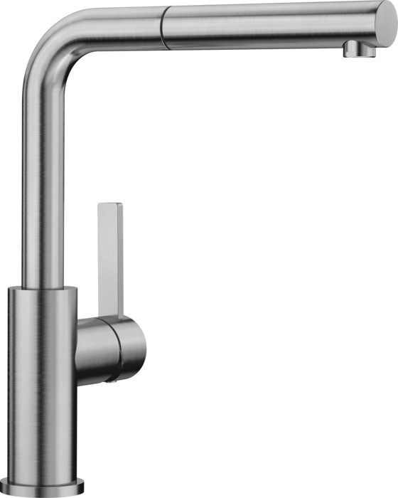 Baterie bucătărie Blanco LANORA-S – inox masiv perlat HD